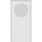Ekena Millwork Standard Foster Bullseye Plinth Block with Beveled Edge, 4"W x 8"H x 3/4"P PBP040X080X075FOS03 - alternate 4